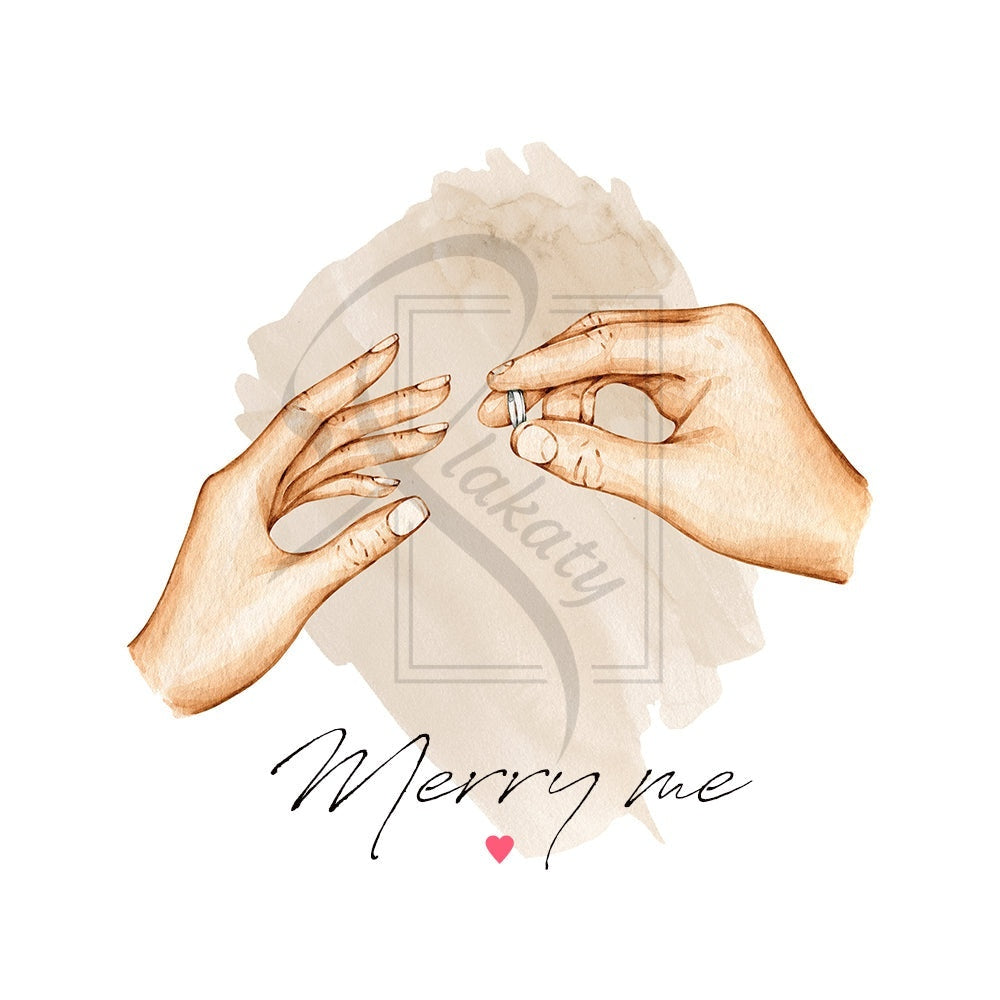 Marry me - Ring Forever | Kærlighed plakat