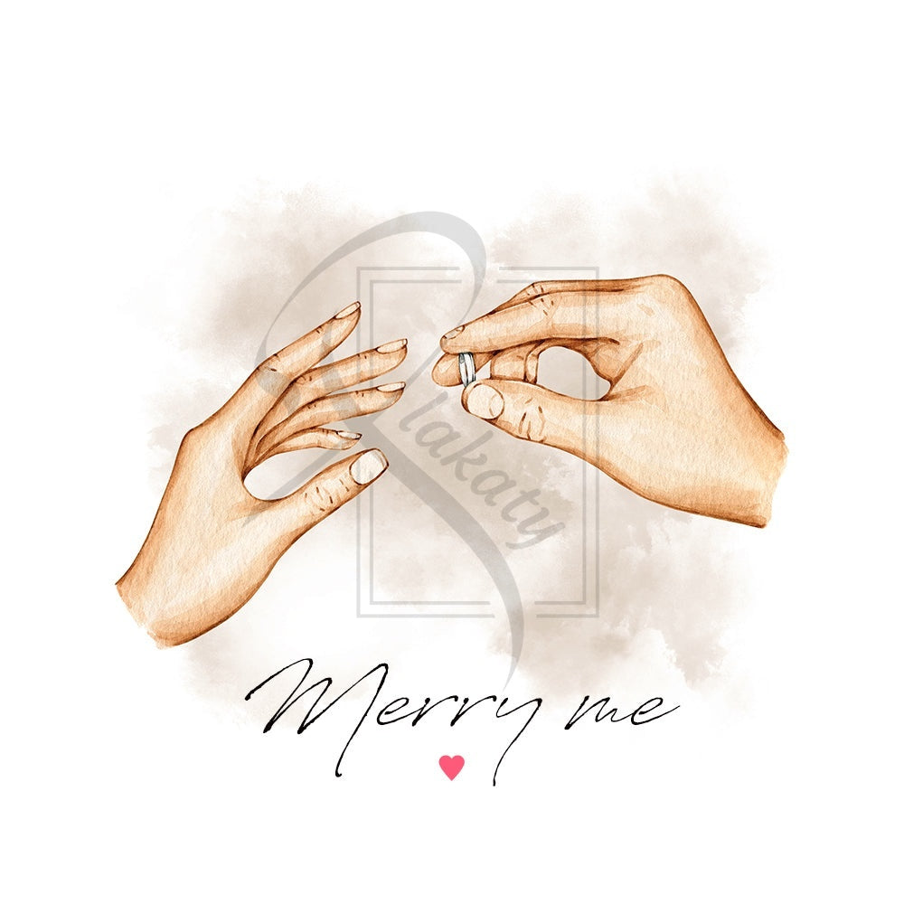 Marry me - Ring Forever | Kærlighed plakat