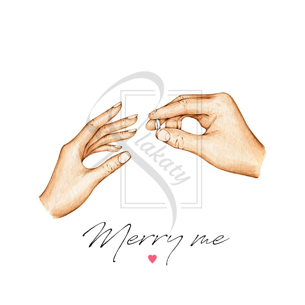 Marry me - Ring Forever | Kærlighed plakat