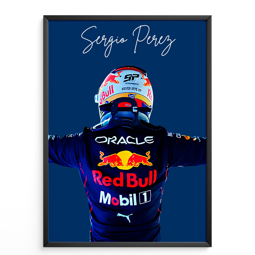 Sergio Perez F1 Plakat | Unikt Design på 20+ Internationale Baner