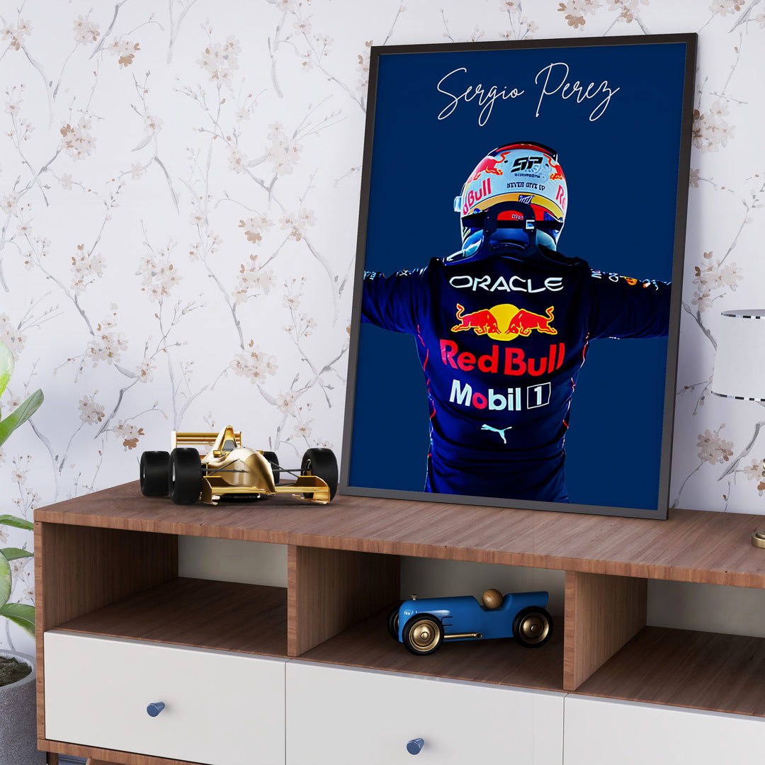 Sergio Perez F1 Plakat | Unikt Design på 20+ Internationale Baner